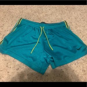 Blue Nike Athletic Shorts